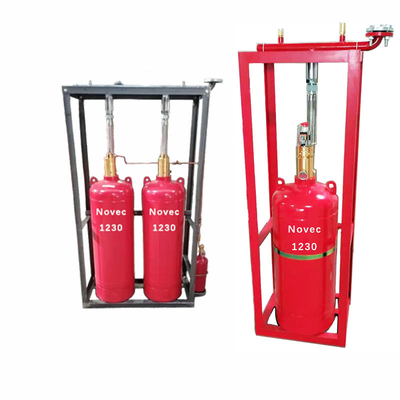 Indoor Red NOVEC 1230 Fire Suppression System For Ambient Temperature 0-50C 1 4 0 0 1 Certifications