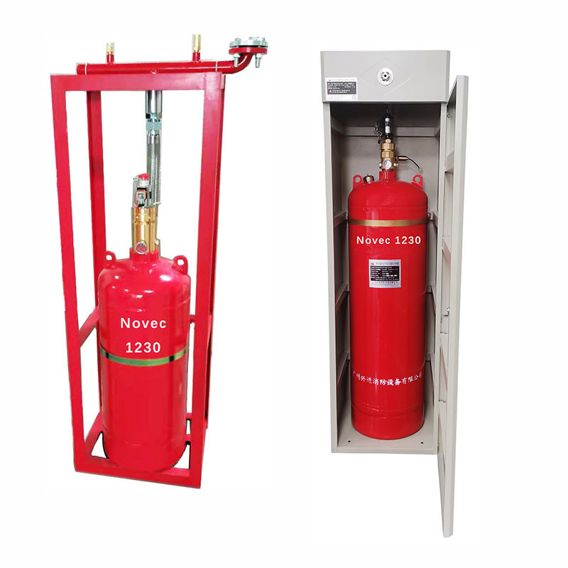 Safe And Non Toxic NOVEC 1230 Fire Suppression System 3.2Mpa For Fire Protection
