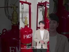 Heptafluoropropane industri pemadam kebakaran Fm200 Cabinet tipe